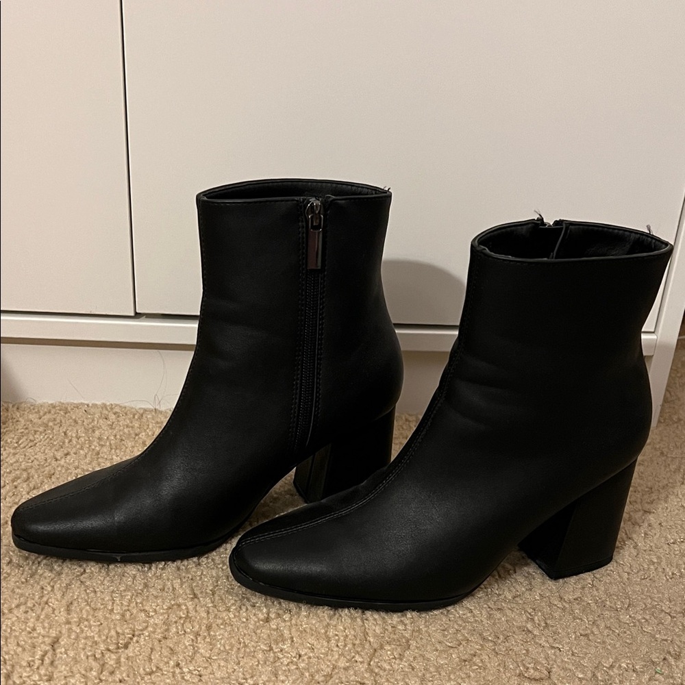 Primark Sleek Black Ankle Booties